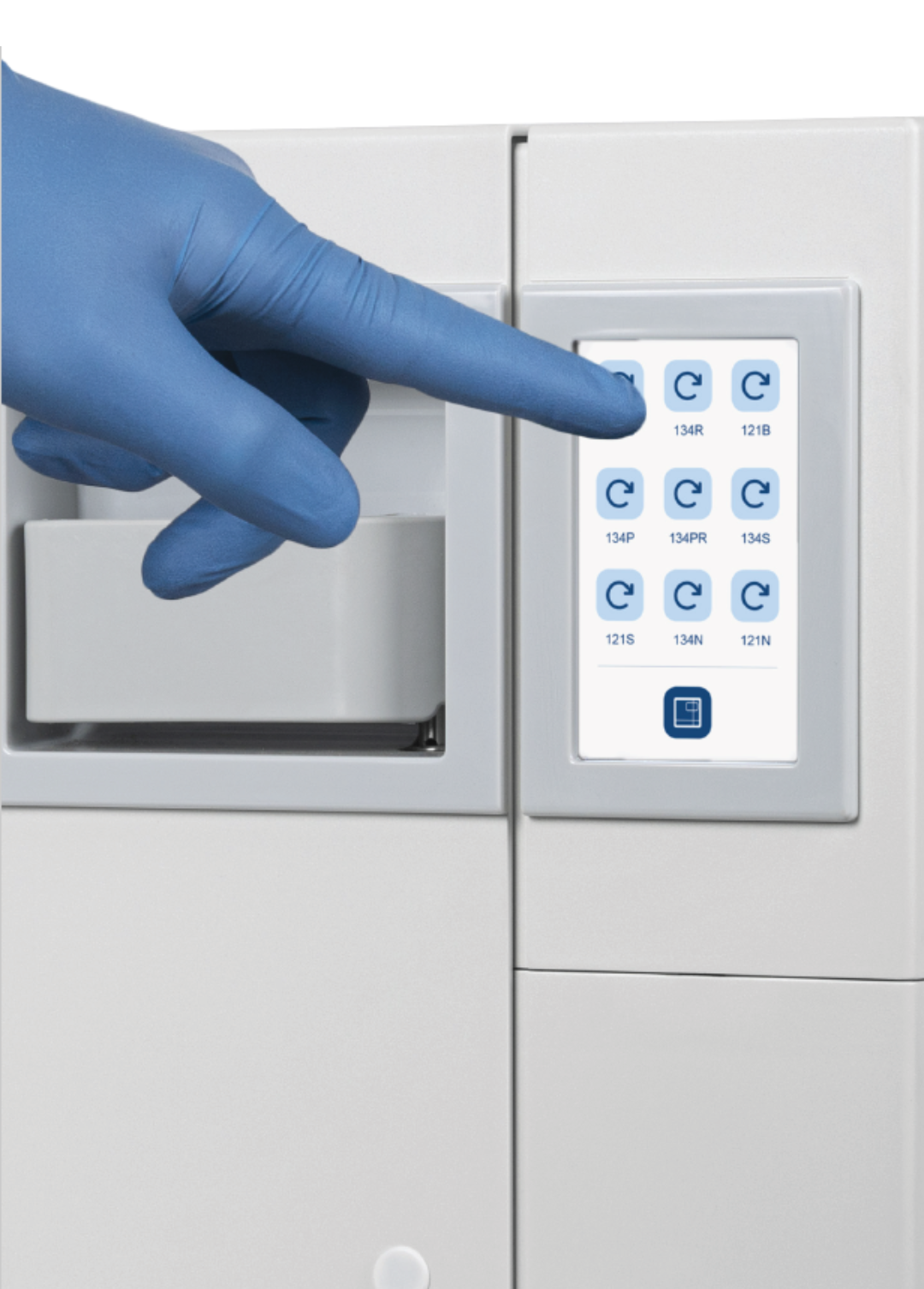 pantalla autoclave e9